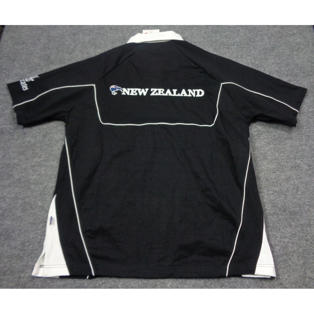 Dubai Rugby Sevens Polo Shirt Mens L Black New Zealand Embroidered Emirates - Picture 7 of 11